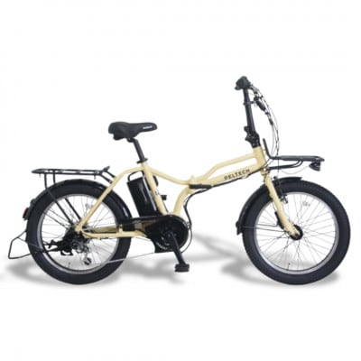 PELTECH X-Adventure　20型折り畳み自転車外装6段変速ハイパワーモデル　ベージュ【配送不可地域：沖縄県】