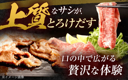 長崎和牛 ローススライス 600g / 牛肉 ぎゅうにく 肉 和牛 国産牛 すき焼き しゃぶしゃぶ&nbsp;/ 諫早市 / 西日本フード株式会社[AHAV010]