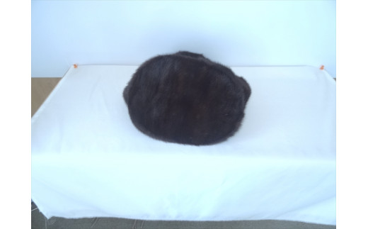 ミンクリアルファーバッグ ダーク（こげ茶） 本物毛皮 フィンランド産ミンク使用 兵庫県丹波市