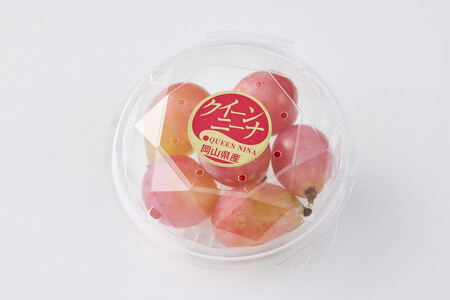 ぶどう 岡山市産 クイーンニーナ 粒（カップ）100g×12 2025年発送 渡邊農園