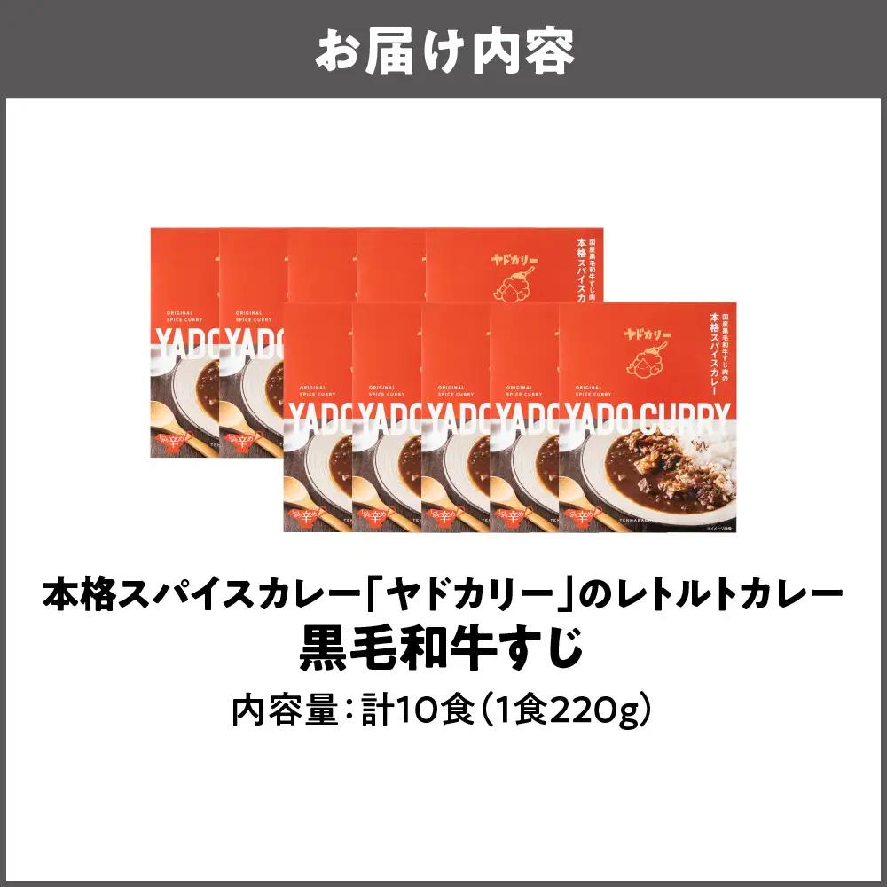 【 近鉄百貨店 】本格スパイスカレー「ヤドカリー」レトルトカレー　黒毛和牛すじ　10食セット_OS002-0043-02