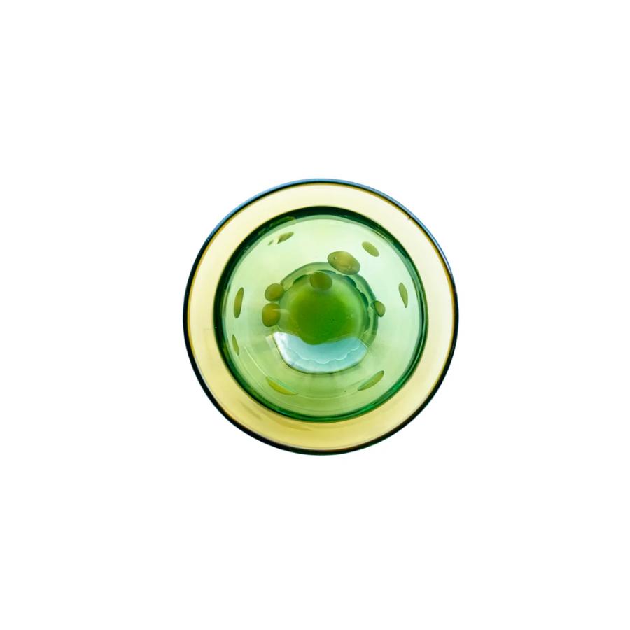 ＜津軽びいどろ＞盃12か月コレクション【9月】月見