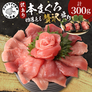 【訳あり】長崎県産本まぐろ贅沢盛り100g×3パック【B2-124】（本マグロ 本まぐろ 本鮪 鮪 マグロ 鷹島産 海鮮 まぐろ 漬け丼 魚介類 大トロ 中トロ 赤身 松浦 海鮮丼 丼 本格的 訳あり）