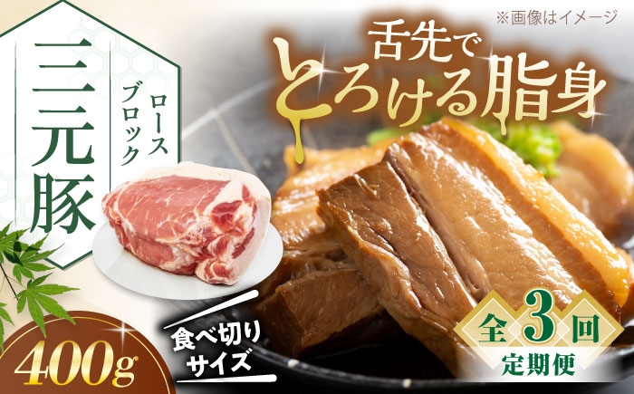 
                  【全3回定期便】平田牧場 ロース ブロック 400g 《喜茂別町》【平田牧場】 肉 豚肉 ロース ブロック ローストポーク 煮豚 酢豚 煮物 冷凍 冷凍配送 北海道 平田牧場 三元豚 定期便 [AJAP166] 24000 24000円
                
