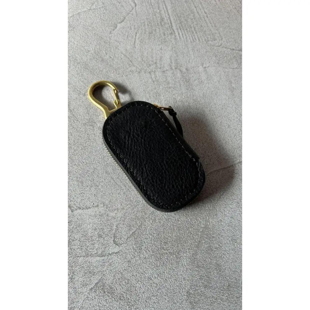 ラウンドファスナーキーケース【ブラック】