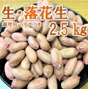 生落花生 ピーナッツ うす皮つき 2.5kg