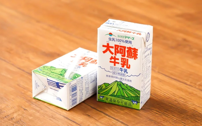 
            【全6回定期便】大阿蘇 牛乳 250ml(24本入り) / 阿蘇 熊本 乳牛 生乳 牛乳 ミルク 無調整 自然 らくのう 【合同会社 たべたせいか】 [BHBY023]
          