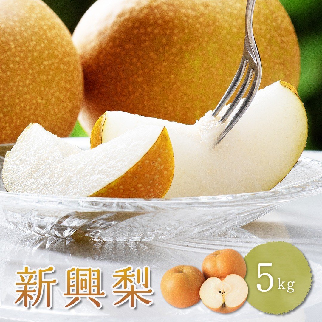 
            新興梨　家庭用 5kg【梨 なし ナシ 果物 フルーツ 甘い 果実 果汁 デザート もぎたて 旬】
          