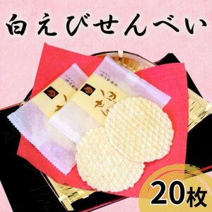 煎餅 白えびせんべい 富山名物 煎餅【20枚 箱入】