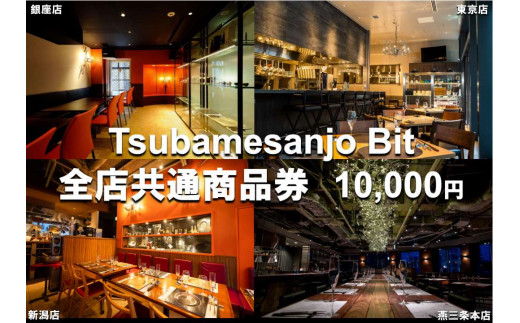 
Tsubamesanjo Bit 商品券10,000円 FC034010
