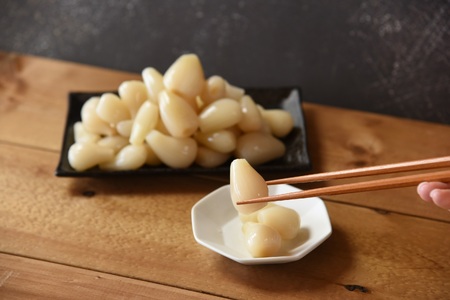 ＜手づくりらっきょう 400g×3袋セット＞ラッキョウ 辣韭 漬物 国産 宮崎県産 【MI321-ko】【株式会社上沖産業】
