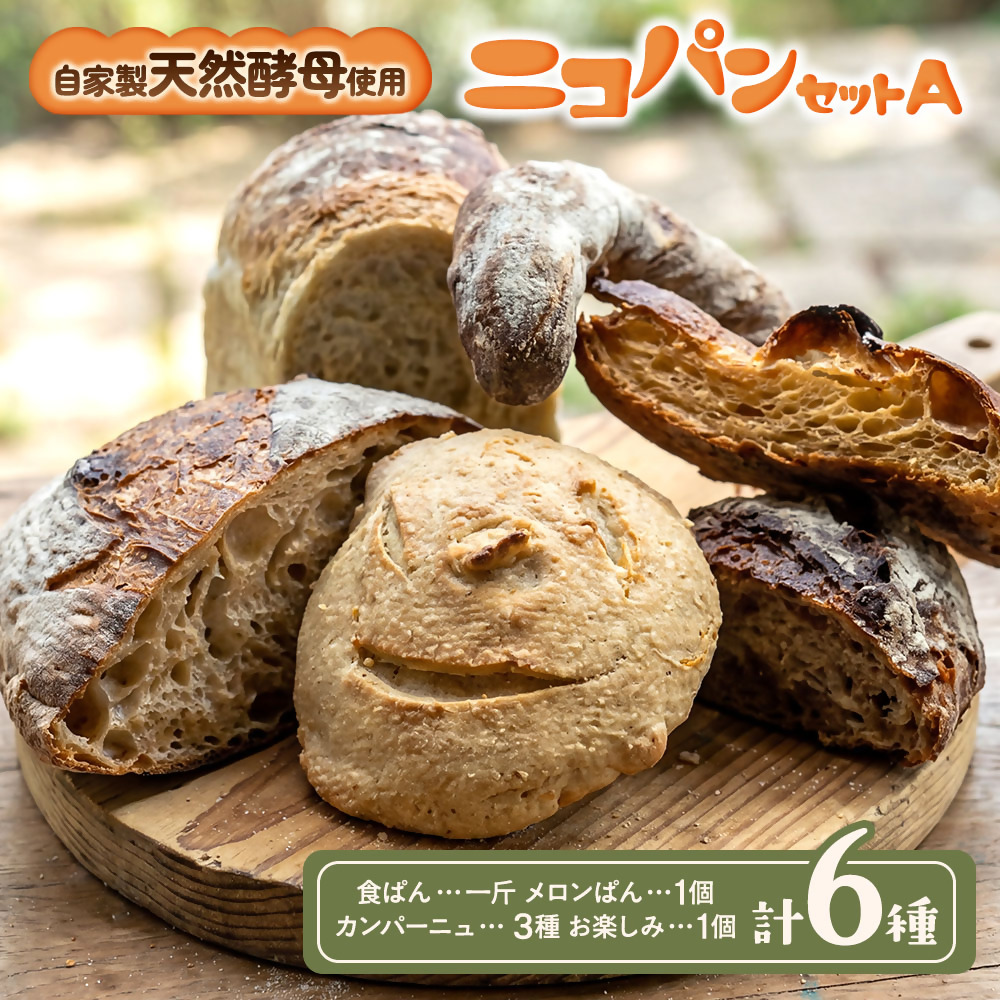 カラダヨロコブ天然酵母のニコパンセットA  NP-01