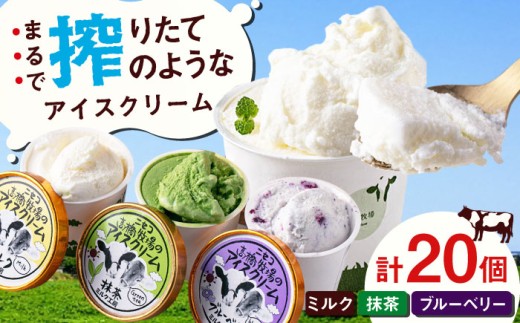 ミルク工房 カップアイスセット（130ml×20個）《喜茂別町》【ニセコリゾート観光協会】北海道 アイス アイスクリーム ジェラ―ト ミルク 抹茶 ブルーベリー セット 詰め合わせ 冷凍 冷凍配送  [AJAI012] 20000 20000円 2万円