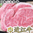 【ふるさと納税】【4等級以上】【総本家肉のあさの】極旨近江牛ロースステーキ【400g（200g×2枚）】【牛肉】【牛】【A4】【A5】【国産】