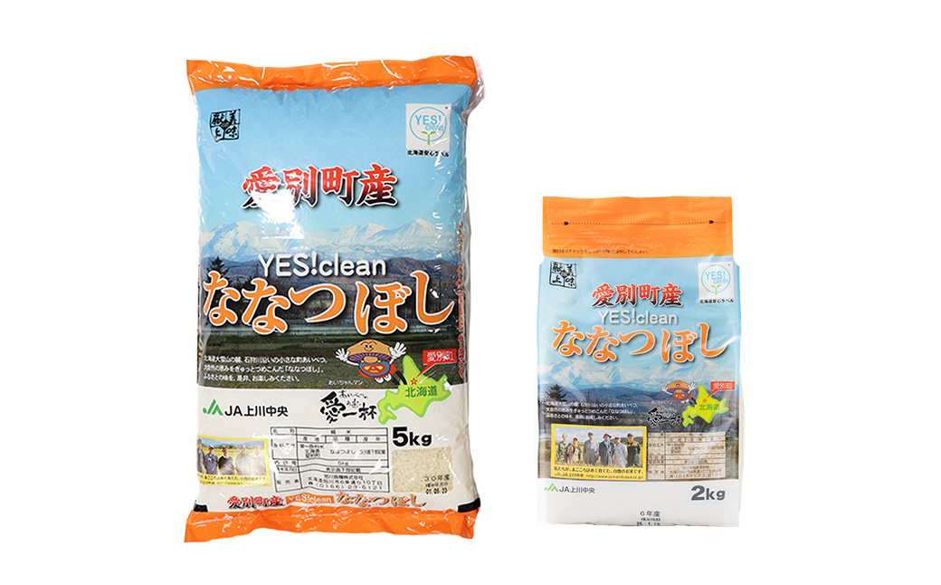 愛別町産米（ななつぼし5kg＆ななつぼし2kg）12ヶ月定期配送【A26312】