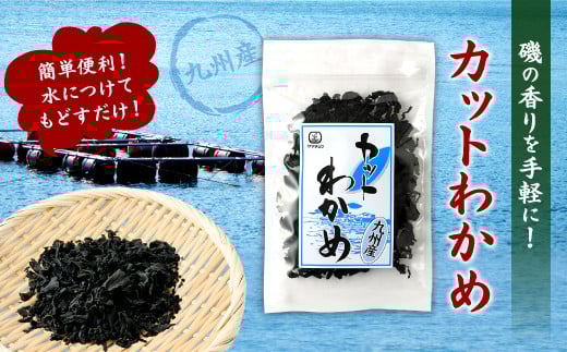 081-409 九州産 カット 乾燥わかめ 20g×7袋 計140g