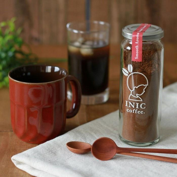 【ふるさと納税】コーヒー スティック INIC coffee スムースアロマ 瓶（14～28杯分）手軽に本格ドリップの味 粉末 珈琲 持ち運び キャンプ アウトドア 職場 砂糖不使用 イニック インスタントを超える味