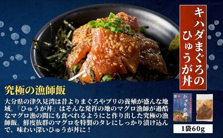 鮮度抜群！海鮮丼3種食べ比べセット＜キハダまぐろのひゅうが丼/活きぶり丼/津あじ丼＞各2食ずつ計6食