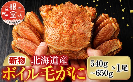 B-11120 ボイル毛がに540～650g×1尾