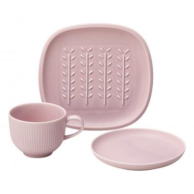 ふるさと納税 瑞浪市 美濃焼 Smoky モーニング 3点セット ピンク パンプレート 丸皿 ラテカップ マルサン近藤 |  | 01