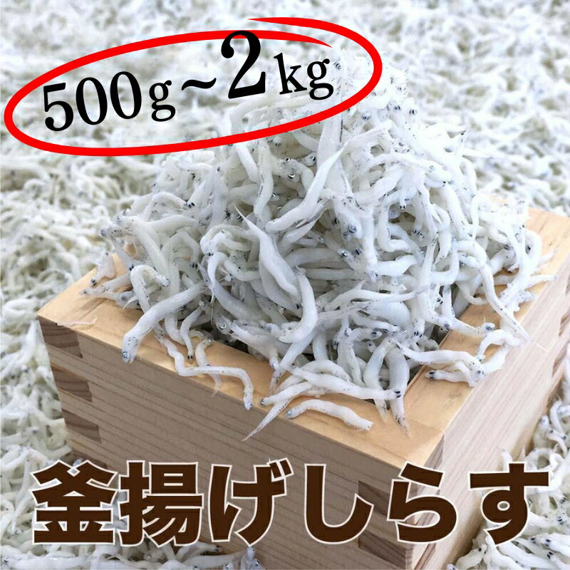 【ふるさと納税】 釜あげしらす 選べる容量 500g～2kg / シラス 厳選 冷蔵便※離島への配送不可