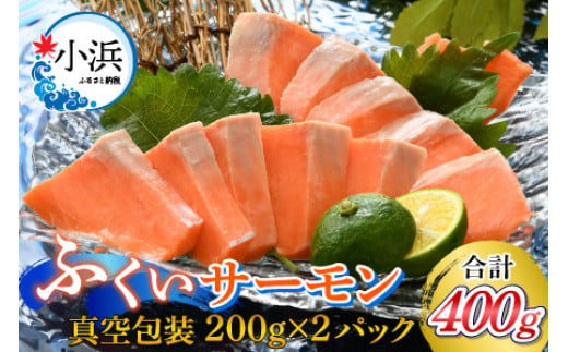 国産　ふくいサーモン 200g×2パック 合計400g