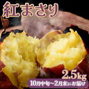 【ふるさと納税】掘りたて！あま〜い新さつまいも（紅まさり）2.5kg 芋 さつま芋 野菜 サツマイモ 数量限定 故郷納税 送料無料