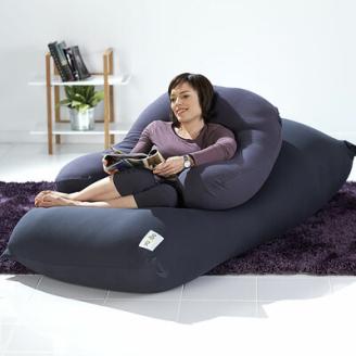 M534-4 ビーズクッション Yogibo Support ヨギボー サポート パープル クッション 椅子 ビーズソファ ソファ ビーズクッション ローソファ インテリア 家具 送料無料