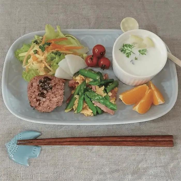 【波佐見焼】レリーフフラワーパレード 長皿 4枚セット 食器 【和山】 [WB07]  波佐見焼