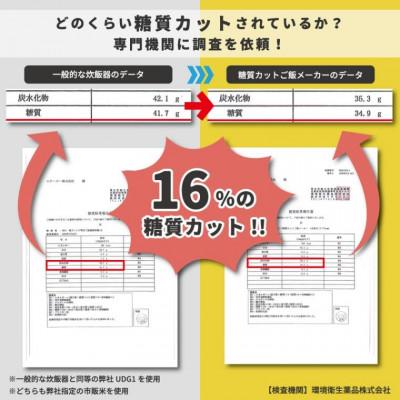 ふるさと納税 奈良市 糖質カットご飯メーカー1合炊き　UDG1N |  | 01