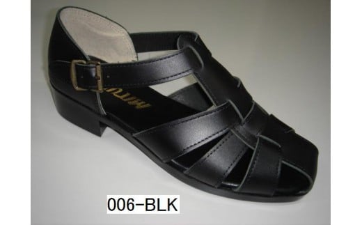 紳士用（ドライビング）サンダルI　MW006（ブラック/ LL）