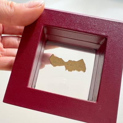 ふるさと納税 南アルプス市 山梨県南アルプス市　純金製(24金)「南アルプス市形黄金プレート」 |  | 03