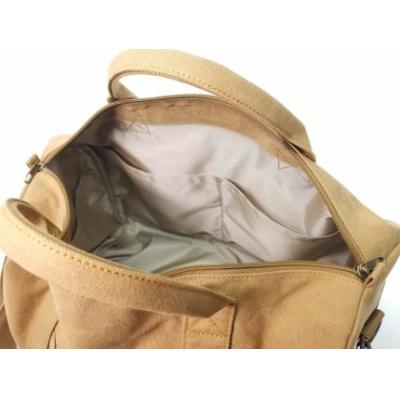 ふるさと納税 栃木市 【いちひこ帆布】 トラベルボストン/キャメル |  | 02