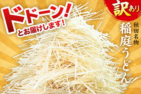 《定期便2ヶ月》稲庭古来堂 訳あり 非常に短い麺含む 稲庭うどん 800g×6袋を2回お届け 計9.6kg 伝統製法認定 稲庭古来うどん