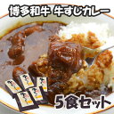 【ふるさと納税】博多和牛 牛すじカレー5食セット [a0503] 株式会社マル五 【返礼品】添田町 ふるさと納税