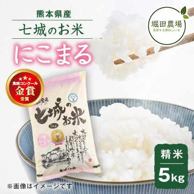 ふるさと納税 菊池市 【熊本県産】 七城のお米 にこまる 5kg　米食味分析鑑定コンクール金賞受賞