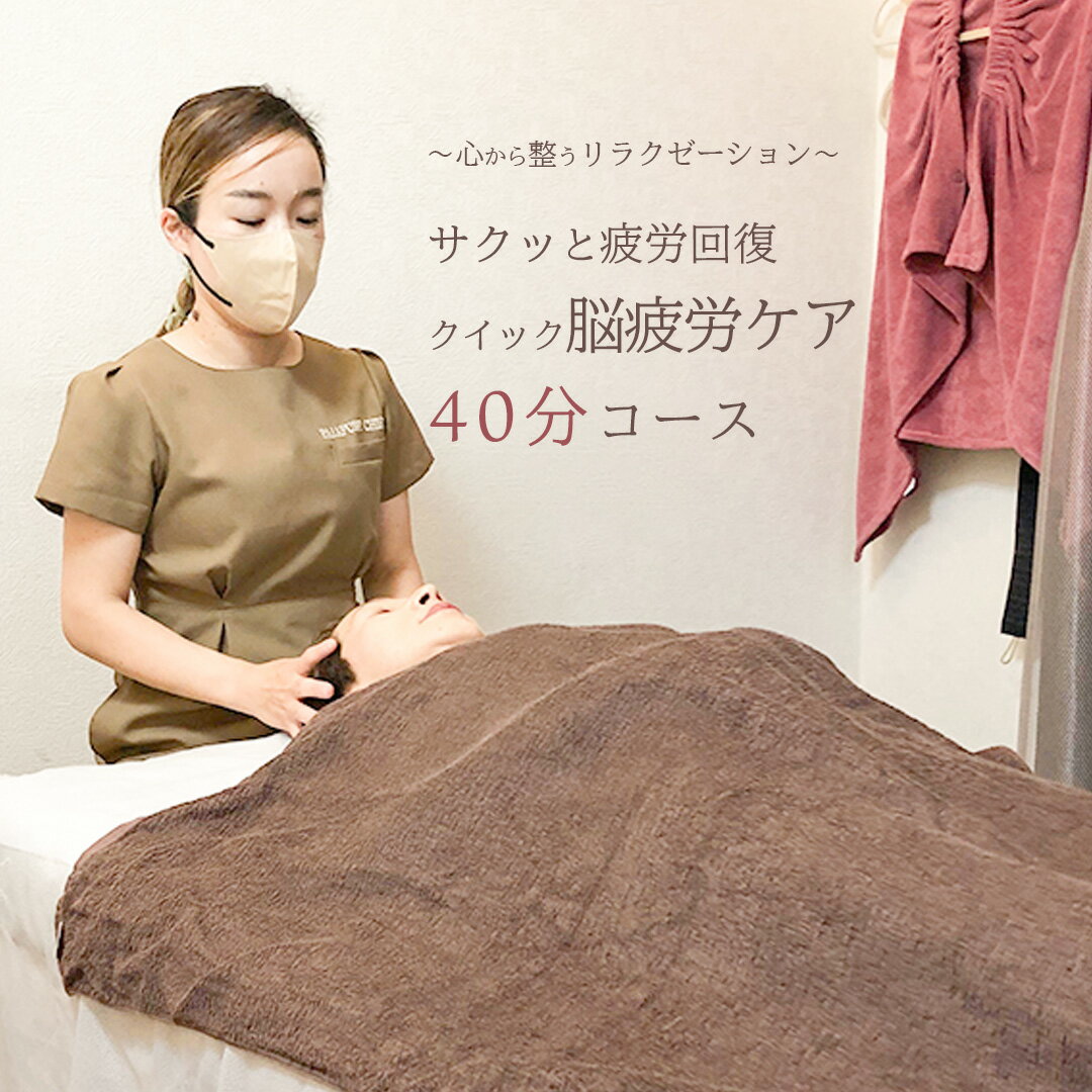 【ふるさと納税】Reset Lounge クイック脳疲労ケア 40分 脳洗浄 体験 利用券 チケット 美容 癒し マッサージ