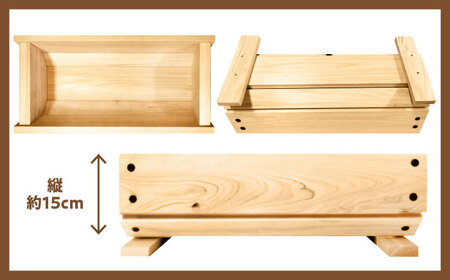 ねこプランター・高級ヒノキ製ペット用プランター型ベット 亀山市/中川木材株式会社[AMAI002]