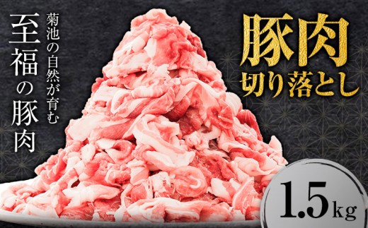 豚肉 切り落とし 1.5kg 焼肉いしい 株式会社石井牧場《30日以内に出荷予定(土日祝除く)》 熊本県 菊池市 肉 豚肉 焼肉 切り落とし 生姜焼き 肉じゃが