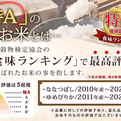 ななつぼし 特A 無洗米【2kg×3袋 計6kg】【3ヶ月定期便】【R8先行予約】
