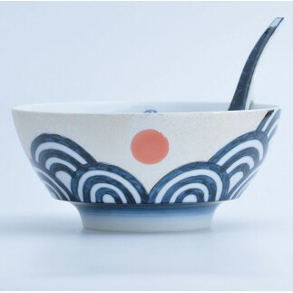 究極のラーメン鉢 日出国（レンゲ付）まるぶん AA25-354_イメージ2