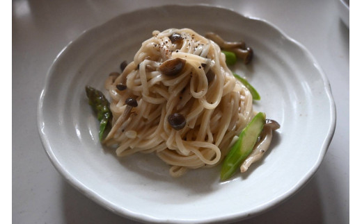 【栽培期間中農薬・化学肥料不使用】玄米麺10袋セット　ヤマウカワファーム グルテンフリー＆ヴィーガン　パスタやうどん、そばの代用食にも　YF00019