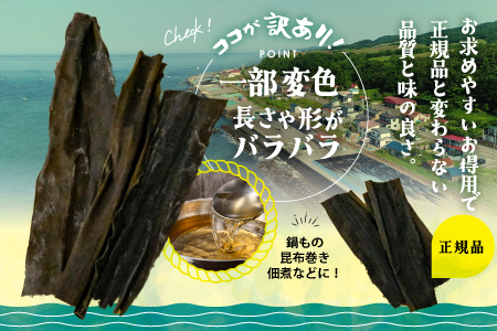 【訳あり】日高カット昆布500g×1P[48-1328]