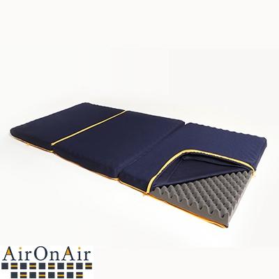 ふるさと納税 富士吉田市 洗えるマットレス シングル厚み7.5cm 日本製 AirOnAir 三つ折り 体圧分散 洗濯可 国産 |  | 02