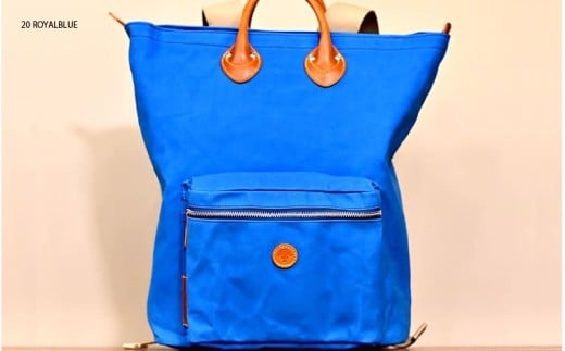 木の庄帆布 BOSTONTOTE ボストントート　k-khg-bt01t-（C/＃20 ROYALBLUE / ロイヤルブルー）