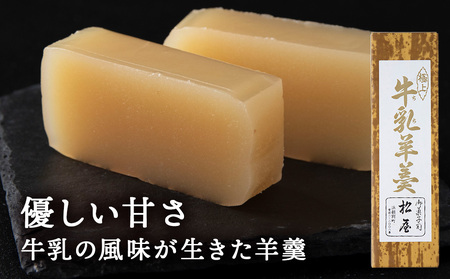 牛乳羊羹・本練羊羹 各1本