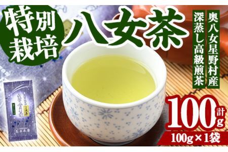 奥八女星野村 深蒸し高級煎茶(計100g) 八女茶 緑茶 せん茶 おちゃ お茶 やめ 深蒸し茶  常温 常温保存【ksg1344】【おどろきっちん】