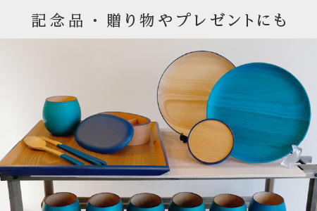 Kyutarou BLUE　コースター　スタンダード　伝統工芸品 漆器 