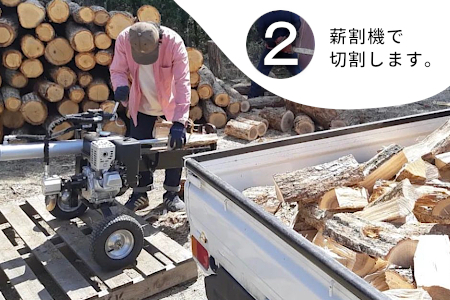 東濃ヒノキ薪 中割～大割 約32kg (約16kg×2箱) 皮付き 中割 大割 薪ストーブ アウトドア キャンプ 焚火 暖炉 楢 ナラ 薪 まき 雑貨 日用品 15000円