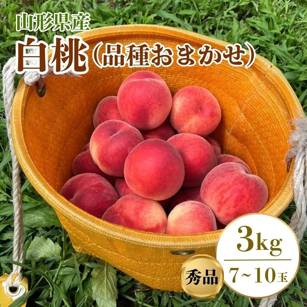 白桃（品種おまかせ）３ｋｇ　0096-2602